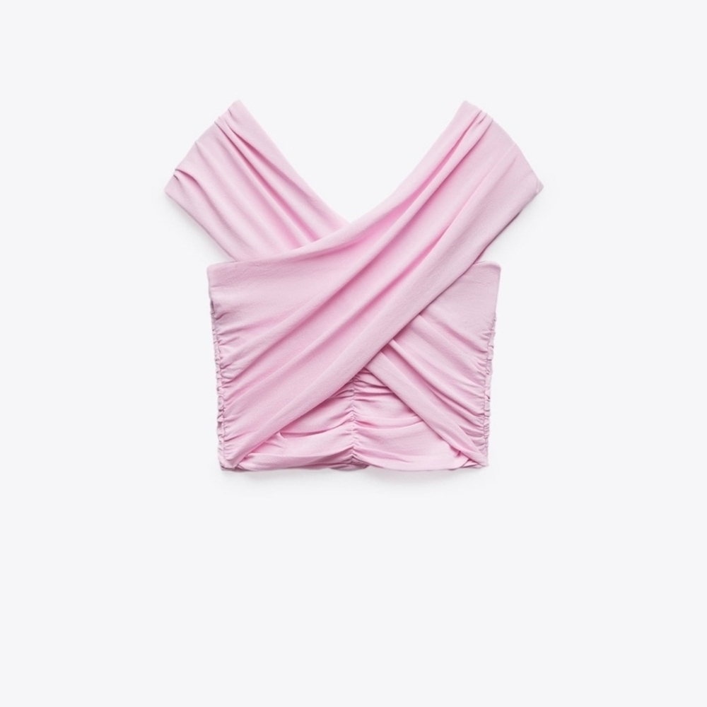 Zara Elegant Pink Women's Top